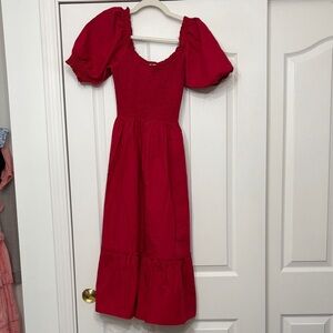Hill House Red Louisa Nap Dress